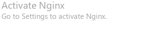 'Activate Nginx' image
